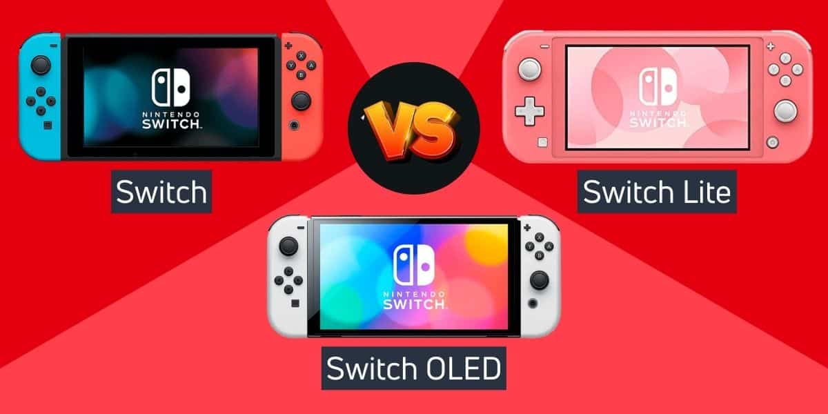 Nintendo Switch vs Lite vs OLED