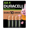Duracell AA 4 - tabela