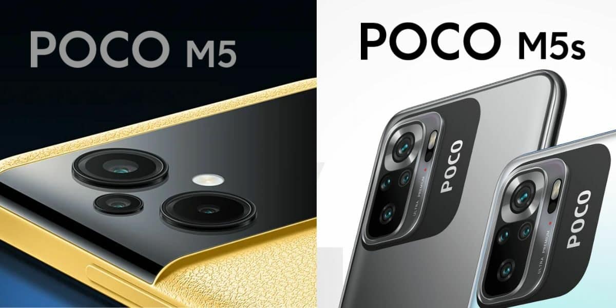 Câmera do POCO M5 vs POCO M5s